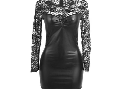 Subblime - 955601 Vestido De Manga Larga Con Encaje Negro L/Xl