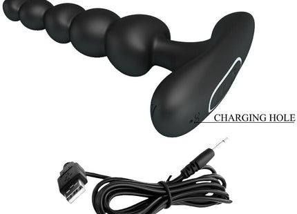 Pretty Love - Corban Vibrador Anal 10 Vibraciones Negro