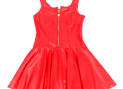 Subblime - 957698 Vestido De Cuero Con Cremallera De Corazón Rojo L/Xl
