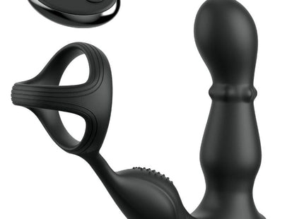 Anal Fantasy Elite Collection - Anillo Y Masajeador Anal Vibrador Con Control Remoto