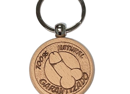 Diablo Picante - Llavero De Madera Con Forma De Pene