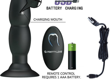 Pretty Love - Plug Vibrador Y Rotación Por Control Remoto