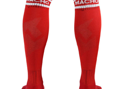 Macho - Calcetines Largos Talla Unica Rojo