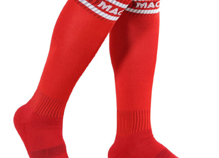 Macho - Calcetines Largos Talla Unica Rojo