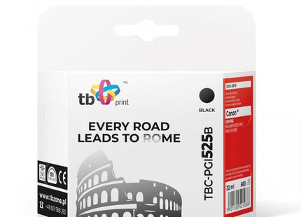 %Ink For Canon Pixma Ip  4850 Tbc-Pgi525b Bk