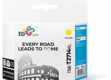 %Ink For Epson Wf-3620   Tbe-T2714xl Ye 100% New