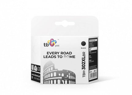 %Ink For Hp Dj 1110/2130 Tbh-302xlbr Bk Rem.