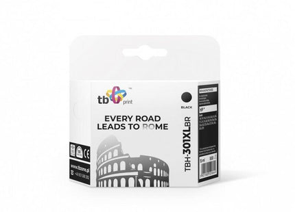 %Ink For Hp Dj1050/2050  Tbh-301xlbr Bk Rem.