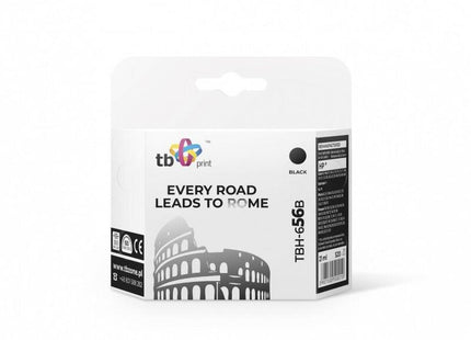 %Ink For Hp Nr 56-C6656  Tbh-656b Bk Ref.
