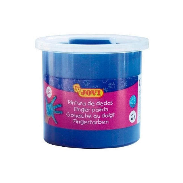 Jovi Estuche 5 Botes Pintura De Dedos 125ml Azul