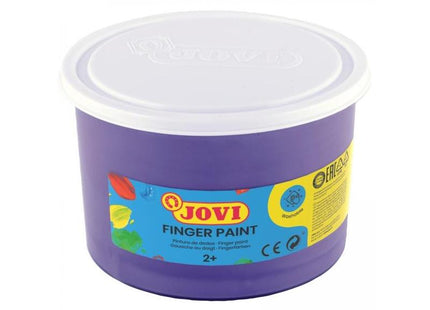 Jovi Finger Paint Bote De 500ml - Ingredientes Naturales - Colores Mezclables - Textura Gelatinosa - Lavable - Color