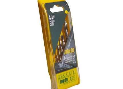 Juego 6 Brocas A.R Para Metal De 2mm A 8mm Mj6 Mota