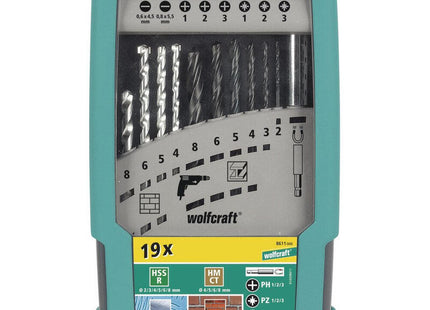 Juego De Brocas Para Metales Y Piedra De 9 Piezas 7115000 Wolfcraft