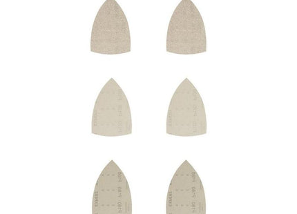 Juego De Hojas De Lija De Malla Bosch Expert M480 100 X 150 Mm, K80 / 120 / 180 (6 Piezas, Para Multilijadora) K80 / 120 / 180 2608901208