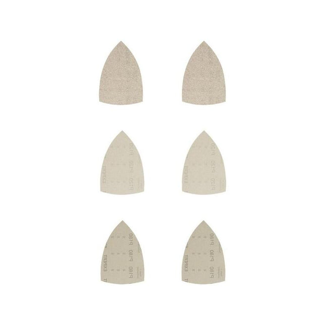 Juego De Hojas De Lija De Malla Bosch Expert M480 100 X 150 Mm, K80 / 120 / 180 (6 Piezas, Para Multilijadora) K80 / 120 / 180 2608901208