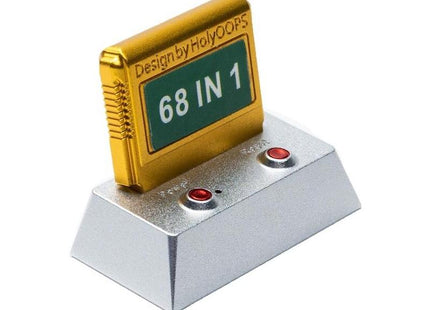 Keychron Computer Aluminio Keycap Artesanal, Plateado/Dorado