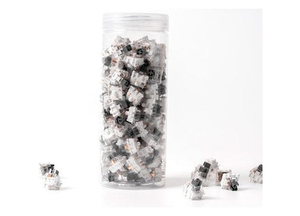 Keychron K Pro Silver Switch Set, Interruptores De Llave Plateado/Transparente, 110 Piezas G5
