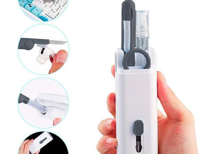 Kit De Limpieza De Teclado Y Smartphone 7 En 1 Negro