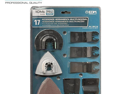 Kit17 Accesorios Para Herramienta Multifuncional 08765 Koma Tools Pro Series Battery