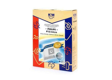 K&M P15 Micro Philips Fc 8334 Bolsas 4pzs