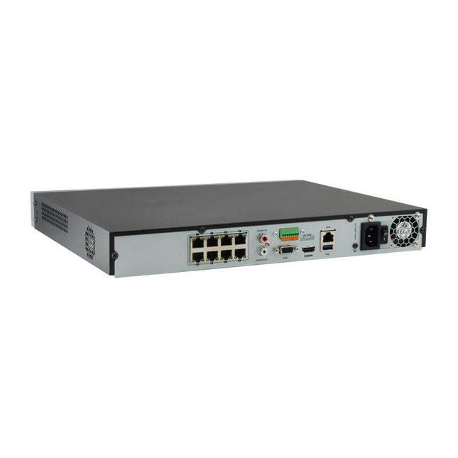 Levelone Gemini Videograbador Nvr-0508 Nvr De Red Poe 8 Canales 8 Puertos Poe H.265 Hdmi