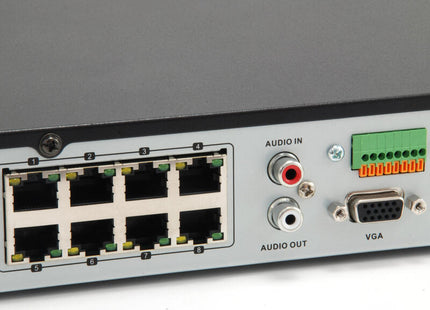 Levelone Gemini Videograbador Nvr-0508 Nvr De Red Poe 8 Canales 8 Puertos Poe H.265 Hdmi