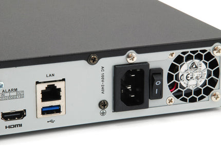 Levelone Gemini Videograbador Nvr-0508 Nvr De Red Poe 8 Canales 8 Puertos Poe H.265 Hdmi