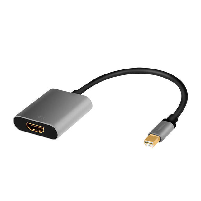 Logilink Cda0110 Adaptador Mini Displayport Hdmi 0,15 M Negro, Gris