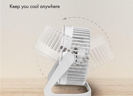 Logilink Ventilador De Escritorio Usb De 6 Pulgadas, 40 Db, 15,24 Cm Blanco Ua0403