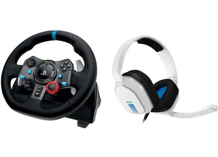 Logitech G29 Wheel + Astro A10 Ps4 Headset White
