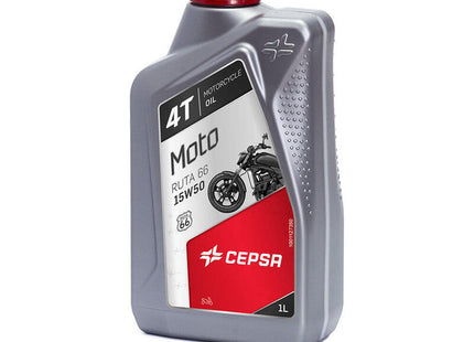 Lubricante Moto - Motocultor 1l. 4t Ruta 66 15w50 Cepsa