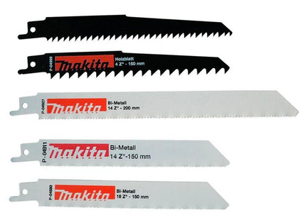 Makita P-83967 Juego Básico De Hoja De Sierra Recíproca, Juego De Hojas De Sierra P-83967