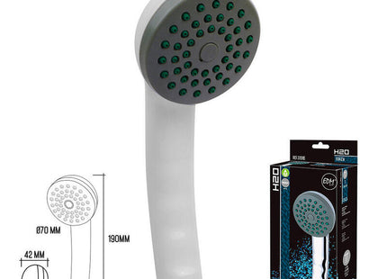 Mango De Ducha Anticalcareo. Color Blanco. Edm