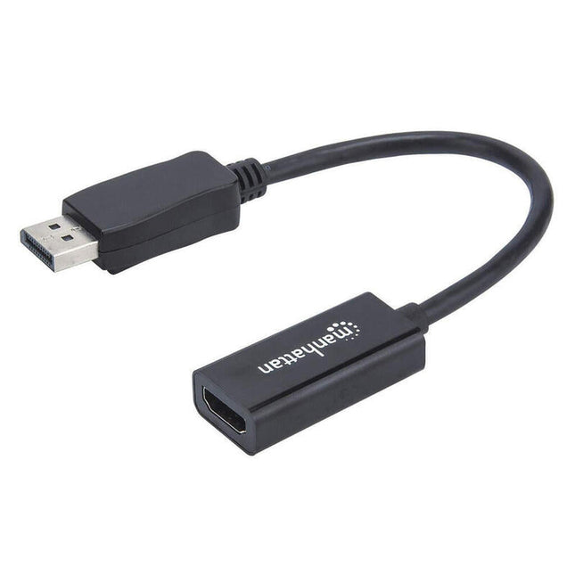 Manhattan 151634 Adaptador De Cable Displayport Hdmi Negro