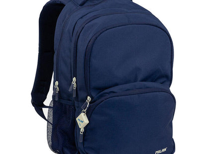 Milan Mochila Escolar 4 Cremalleras 25l Serie 1918 Azul Marino