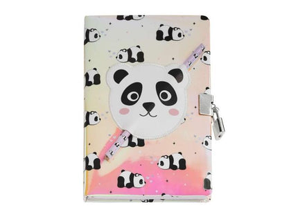 Miquel Rius Back2fun Diario Secreto Holografico Panda - Cierre Con Candado - Lapiz Incluido