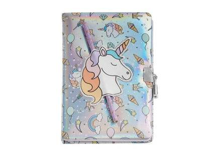 Miquel Rius Back2fun Diario Secreto Holografico Unicornio - Cierre Con Candado - Lapiz Incluido