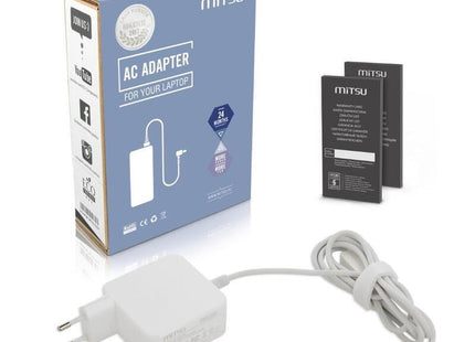 #Mitsu Ac Adapter Usb-C  45w Tipoe C (White)