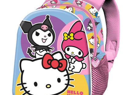 Mochila 3d Happy Hello Kitty And Friends 30cm