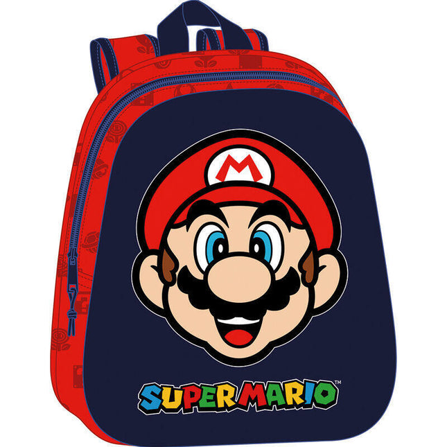 Mochila 3d Super Mario Bros 33cm