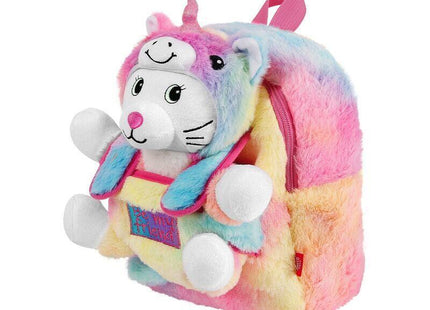 Mochila + Peluche Gato Emi 27cm