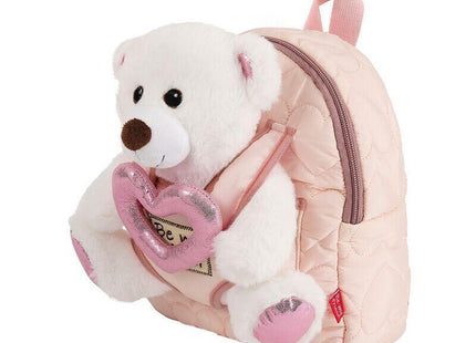 Mochila + Peluche Oso Teddy 27cm