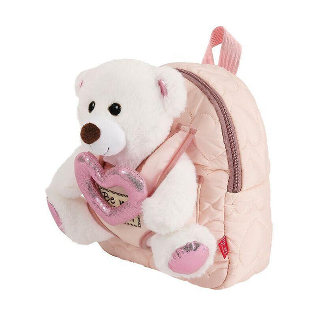 Mochila + Peluche Oso Teddy 27cm