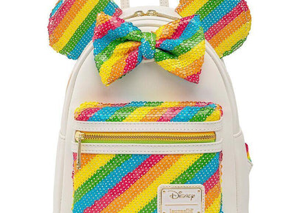 Mochila Rainbow Minnie Disney Loungefly 26cm