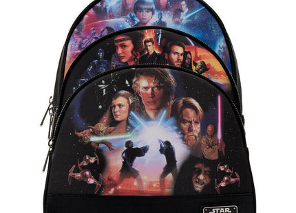 Mochila Trilogia De Precuelas Star Wars Loungefly 34cm