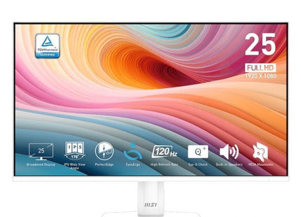 Monitor 24.5" Msi Mp251w E2  Ips Fhd 16:9 120h Vga