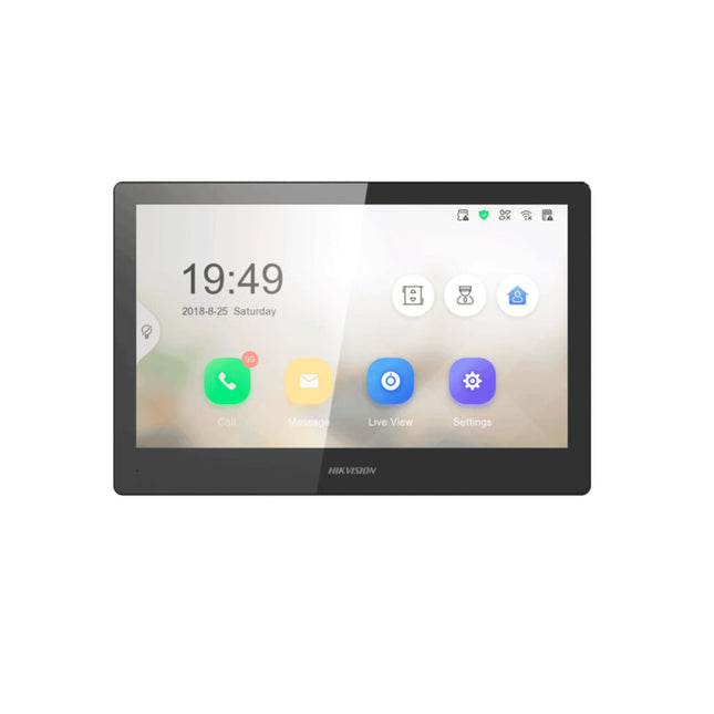 Monitor Interior 10" Ethernet + Wifi Para Videoportero Ip Hikvision
