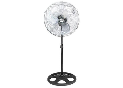 Muvip Ventilador Industrial De Pie - 75w - 45cm - 3 Velocidades - Plata/Negro