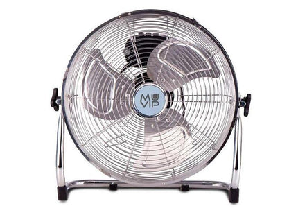 Muvip Ventilador Industrial De Suelo - 100w - 3 Velocidades - Plata