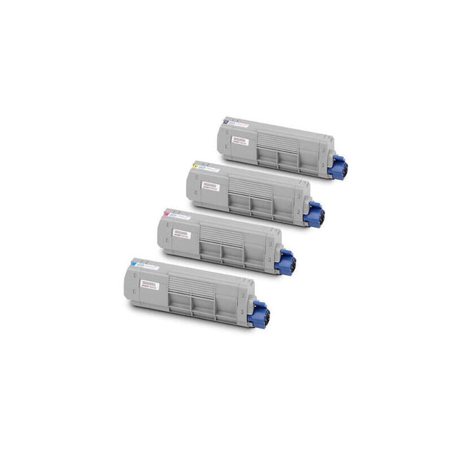 Negro Regenerado Para Oki C612dn / C612n-6k 46507508